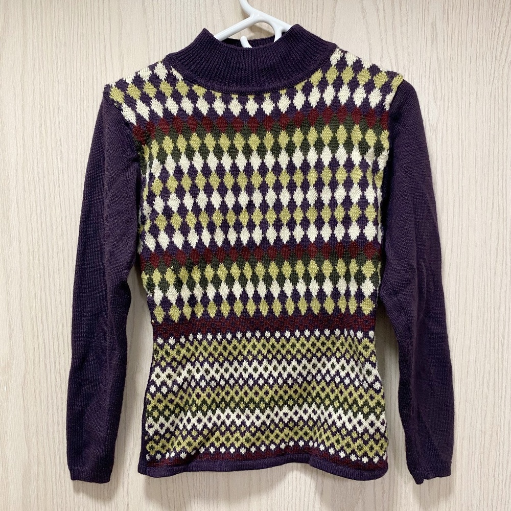 Vintage Retro G2000 Size S Women’s Purple Pullover Sweater